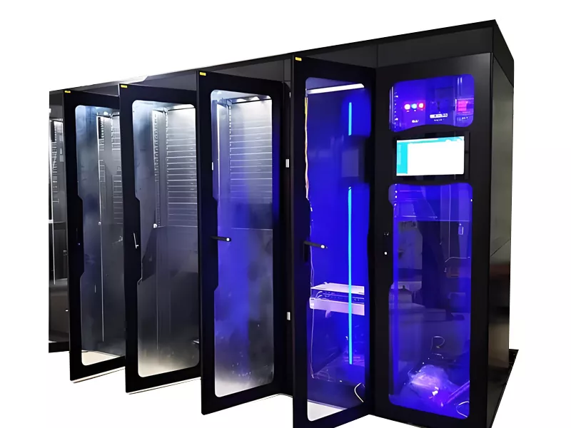 統合型コンピュータ室キャビネット